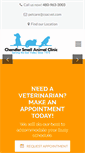 Mobile Screenshot of chandlersmallanimalclinic.com